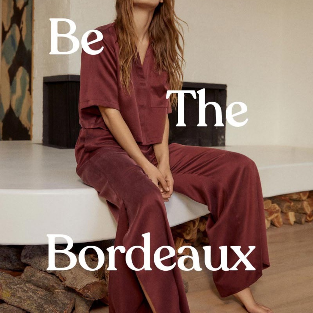 Lunya Washable Silk High Rise Pant Set
